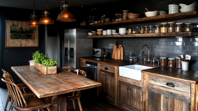    Прямая кухня в стиле кантри: уют и функциональность svkuhni77