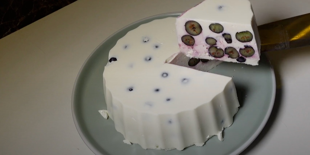 ЗАЛИВНОЙ ТВОРОЖНО-ЙОГУРТОВЫЙ ДЕСЕРТ С ЯГОДАМИ и БЕЗ САХАРА! простой и вкусный #рецепт