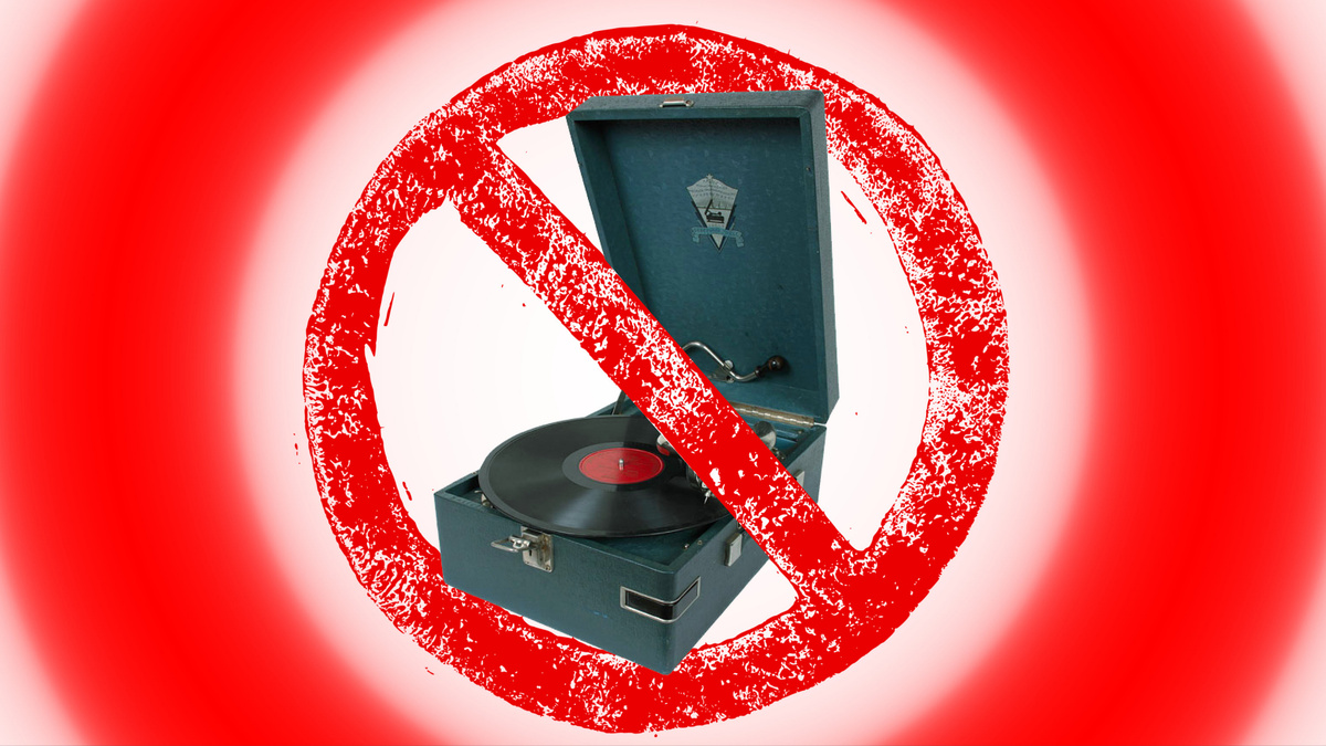 Запретная тема с патефонами - лого