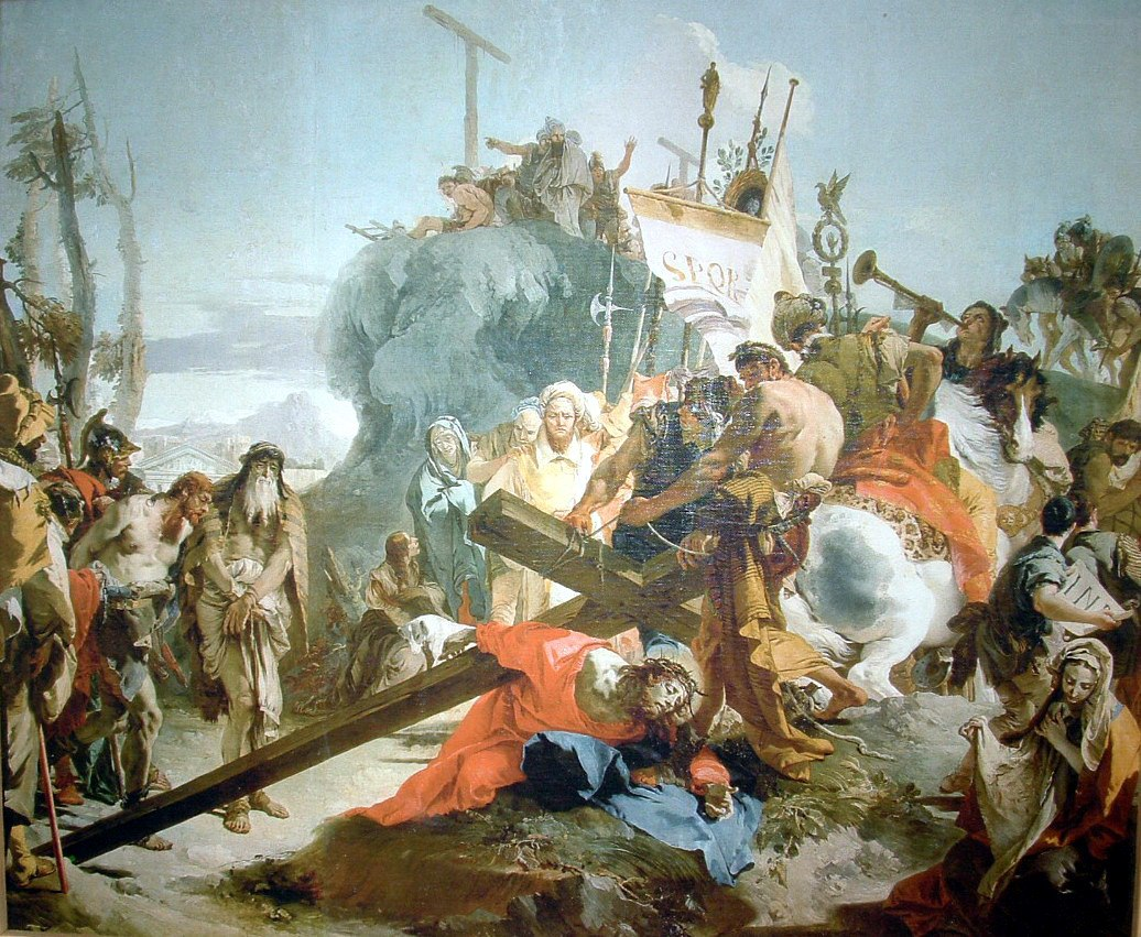 «Шествие на Голгофу» или «Несение креста» - Джованни Батиста Тьеполо (1737-1738гг., Венеция, церковь Сант-Альвизе)