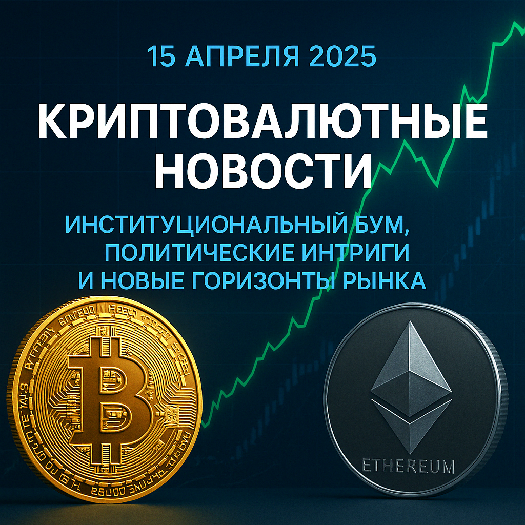 Криптовалютные новости на 15 апреля 2025 года