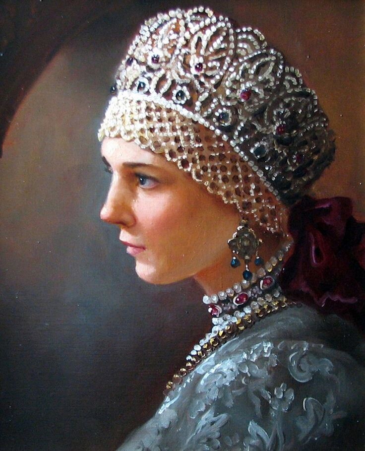 А.А. Шишкин. Портрет русской красавицы