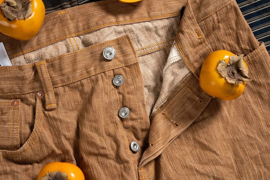 Джинсовая ткань Kakishibu Naked & Famous.