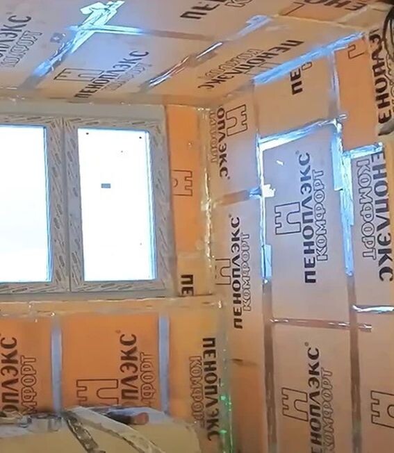 Вот так устраиваются стены дома-термоса