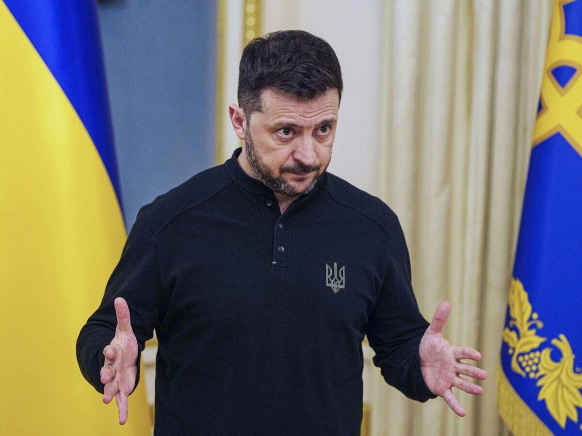    Владимир Зеленский© AP Photo / Evgeniy Maloletka