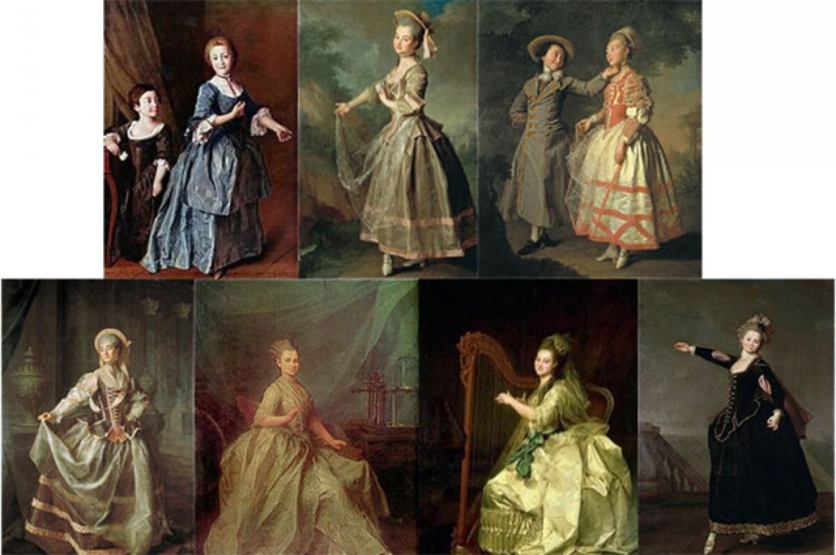 Воспитанницы Смольного института благородных девиц