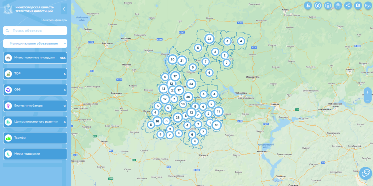    Бизнес оценил качество инвестиционной карты Нижегородской области на высший балл