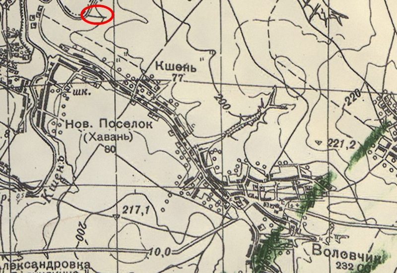 Карта района боевых действий