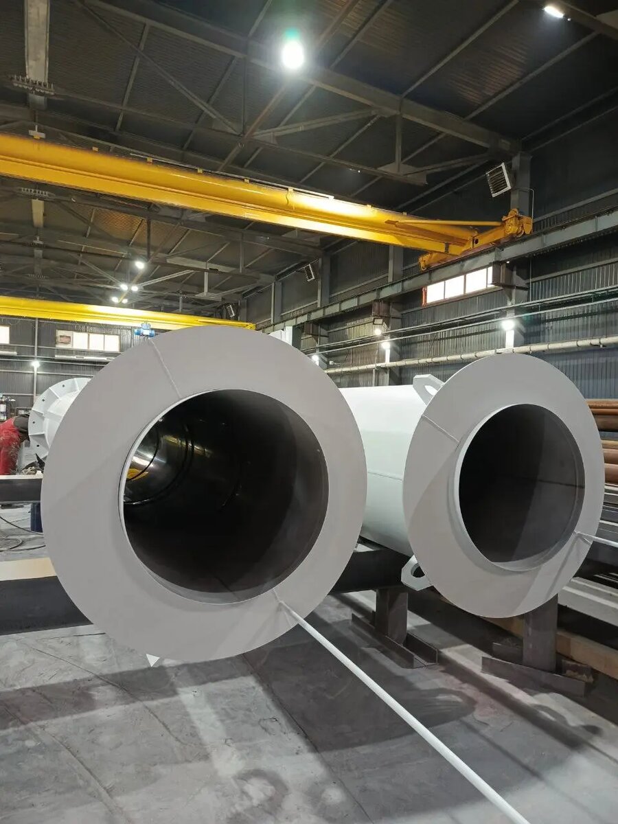 Проиводственная площадка Уральского завода дымоходов "Модуль" (Цех металлоконструкций)