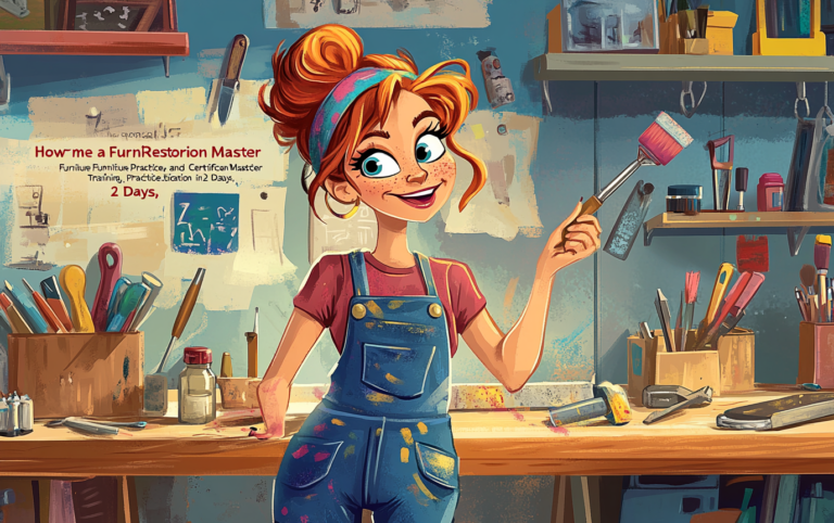    Станьте Мастером Реставрации Мебели: Обучение, Практика и Получение Удостоверения за 2 Дня BERFORT