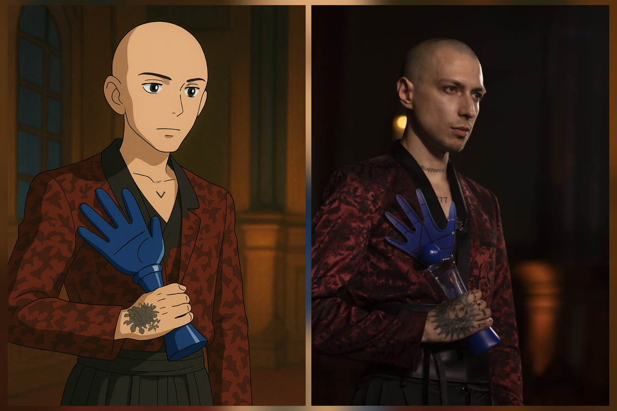 Ну прям типичный персонаж японского мультфильма! 