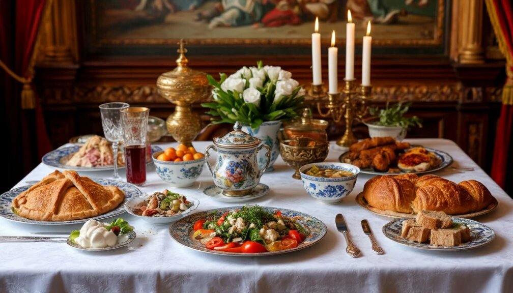 накрытый стол