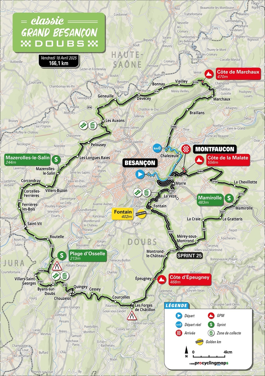 Марщрут велогонки