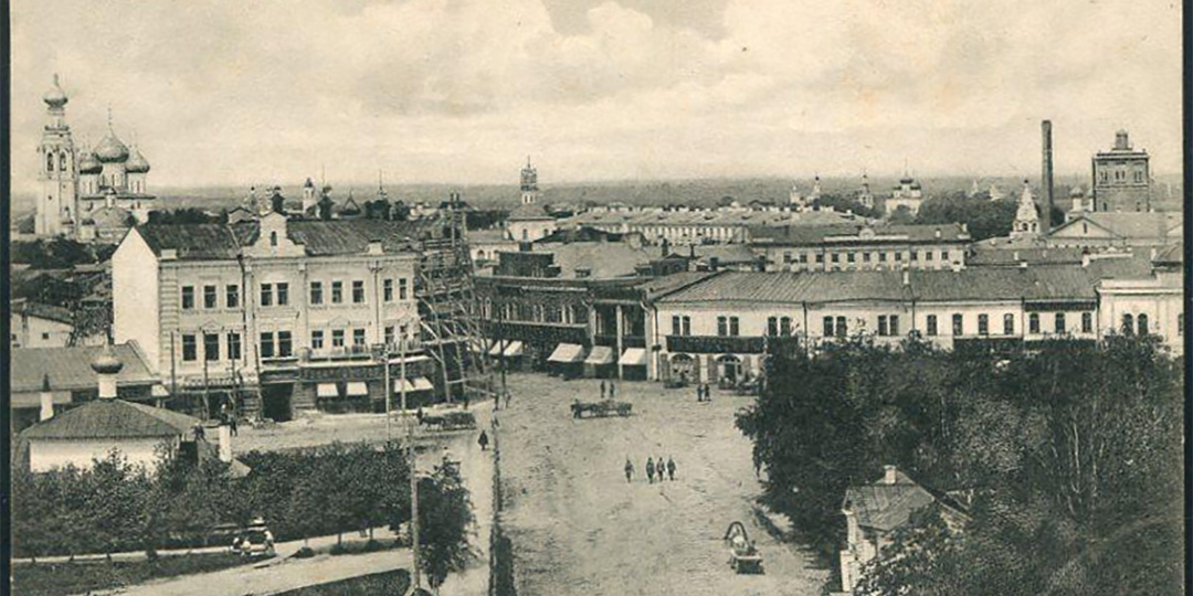 Центр Вологды, около 1912 года