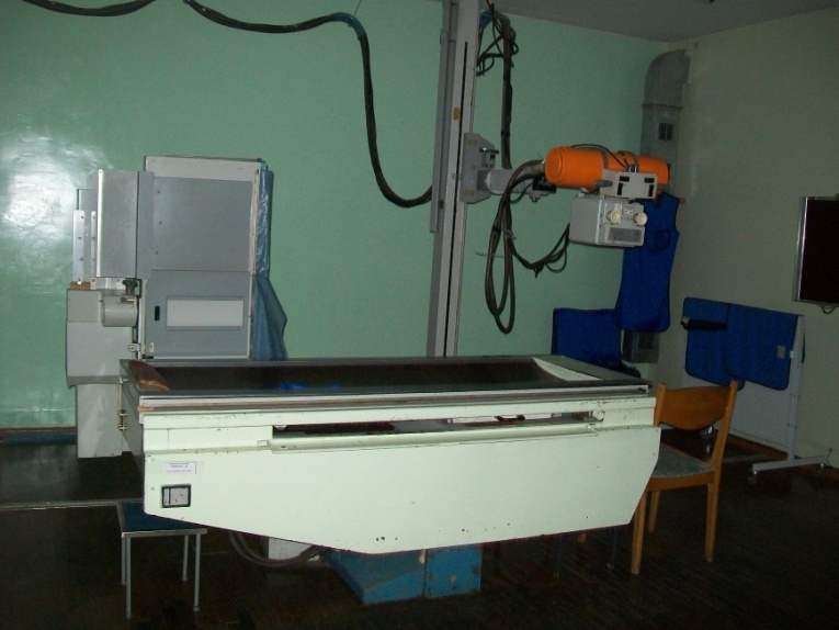 Аналоговый рентгеновский аппарат. 