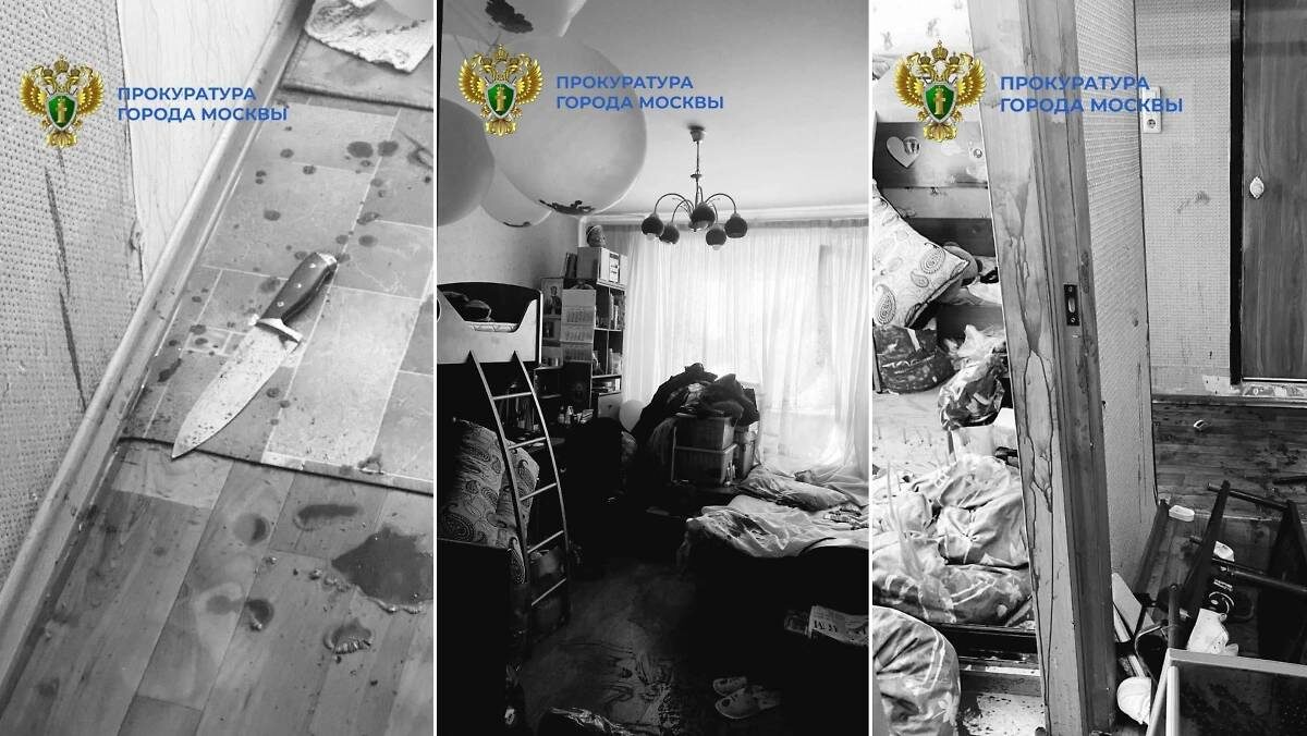    В квартире, где произошло убийствоФото: Прокуратура города Москвы