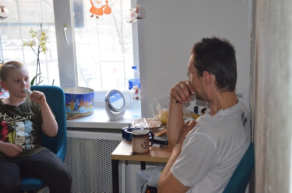 Тренировка в самом разгаре