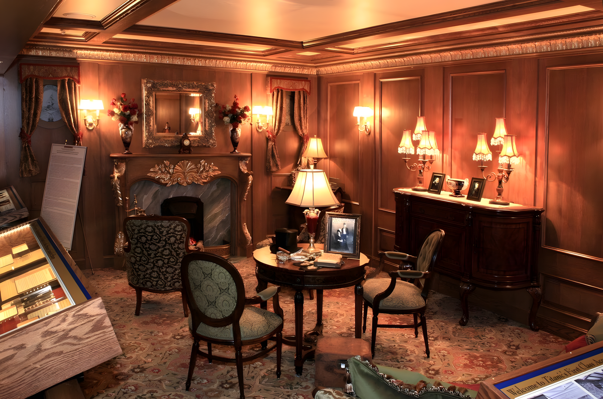 Воссозданный интерьер Титаника