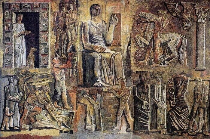 «Корпоративная Италия» М. Сирони 1936 г.