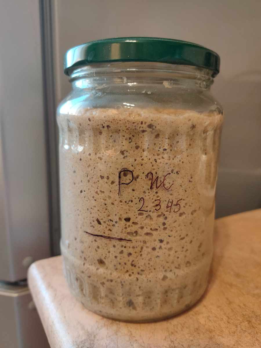 Фото автора. Ржаная закваска на пике