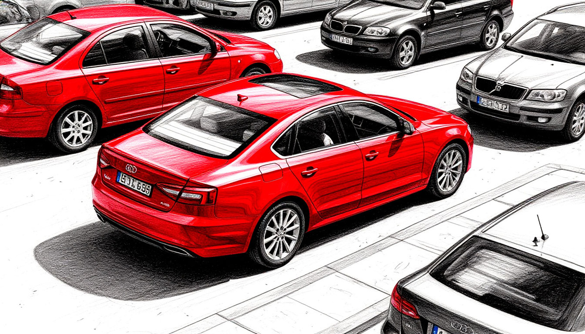 Парковка под 90 градусов