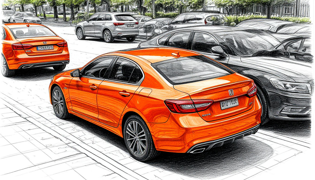 Парковка под 90 градусов