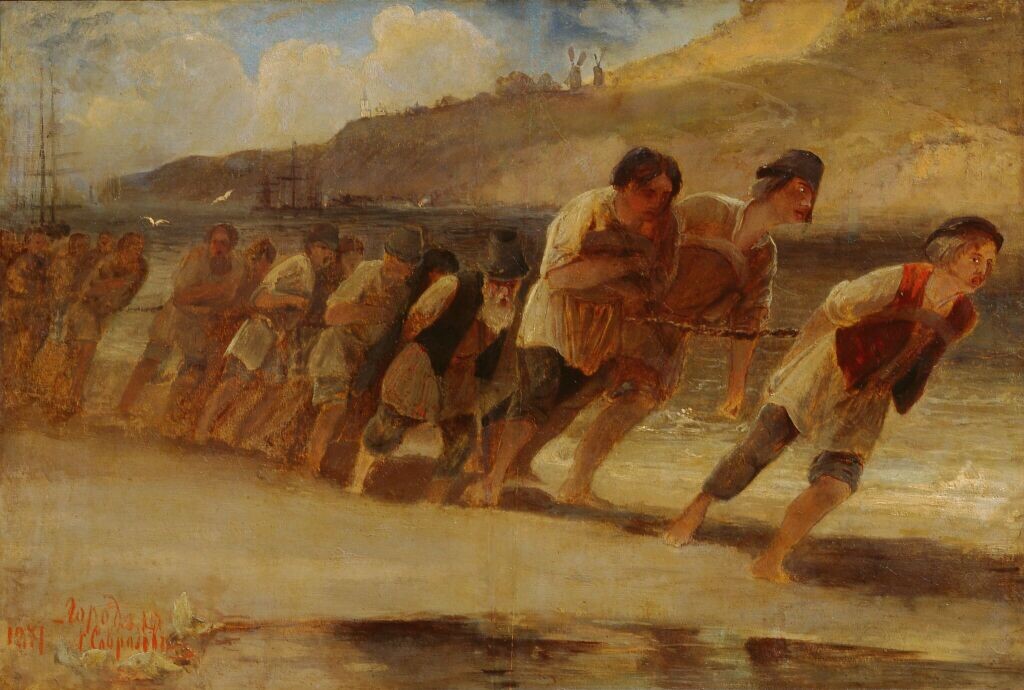 Алексей Саврасов. Бурлаки на Волге
1871 год
Государственная Третьяковская галерея