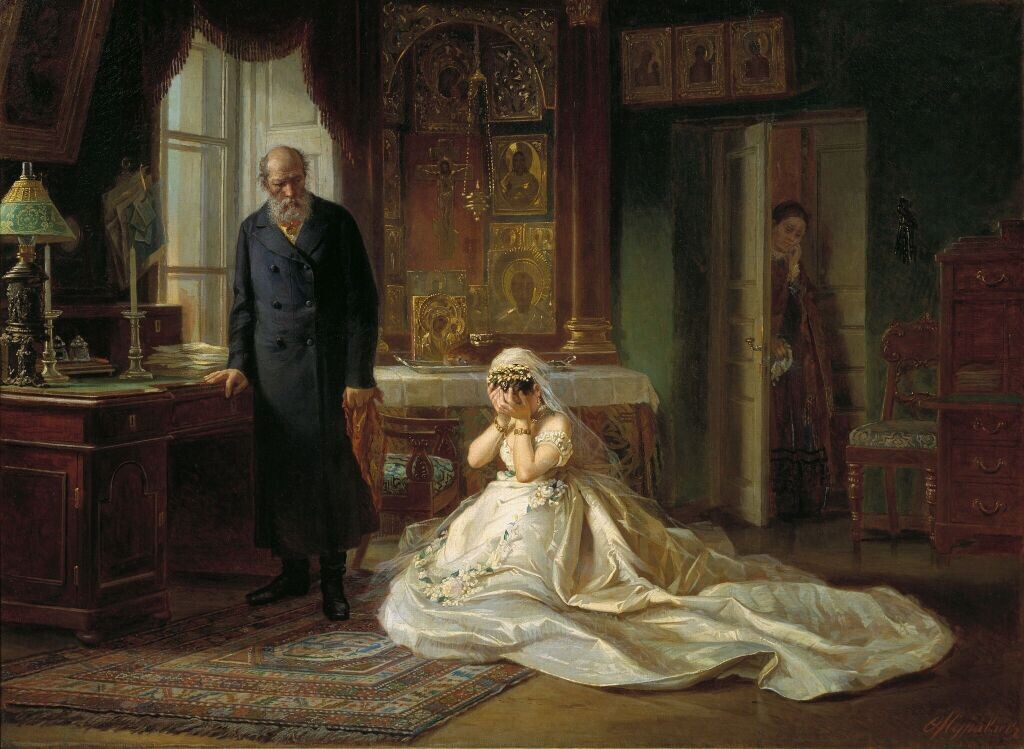 Фирс Журавлев. Перед венцом
1874 год
Государственная Третьяковская галерея