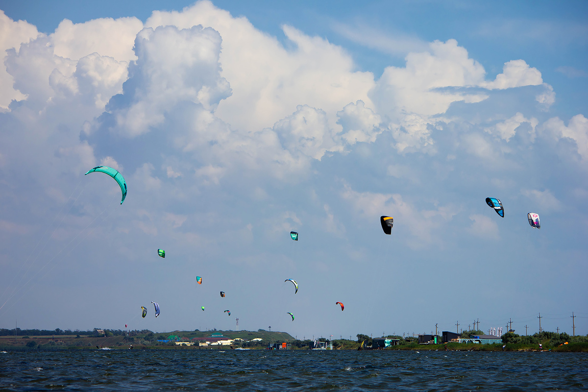 Кайтсерфинг в Благе, Бугазская коса