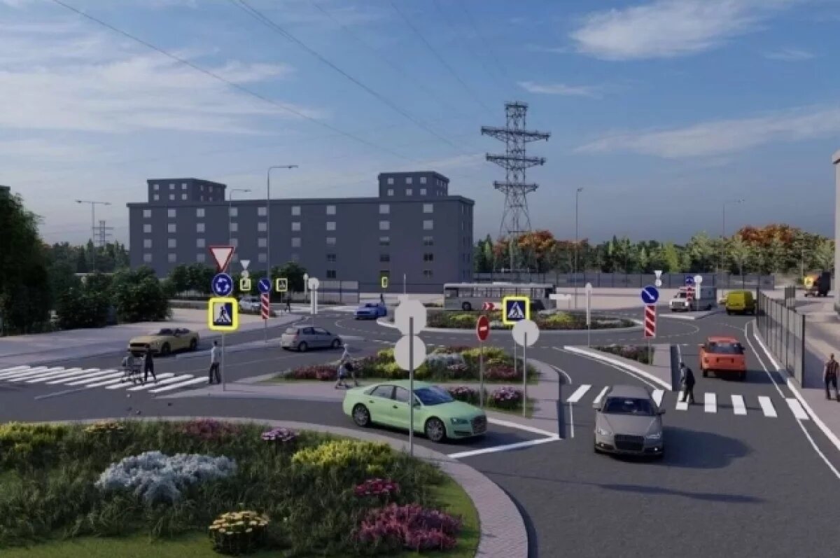    Эскиз будущей дороги.