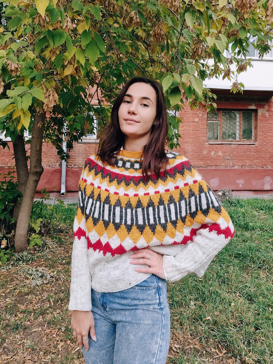 На мне свончо по описанию Ninilchik Swoncho