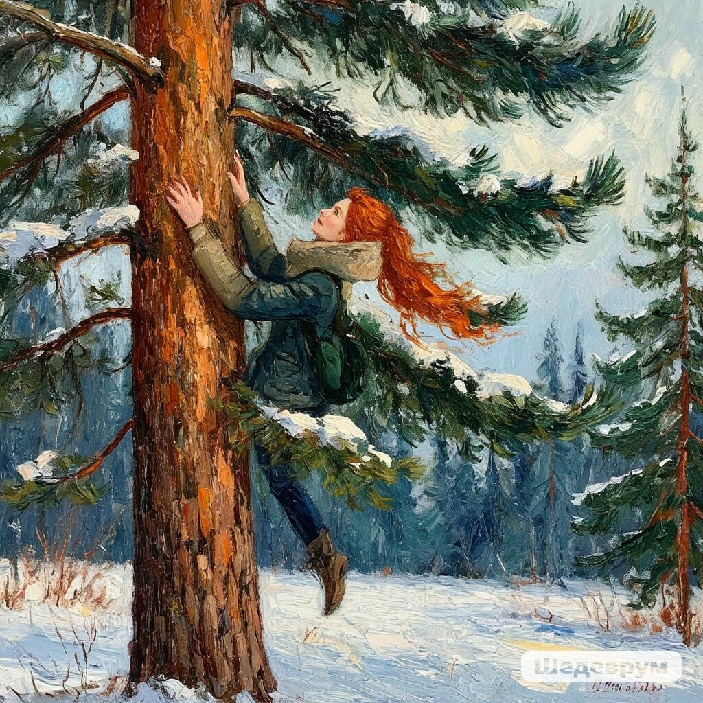 Лезу За шишками, плодами, донатами). Шедеврум . мои картинки