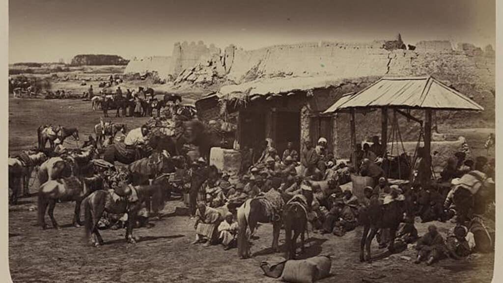    Тараз XIX века. Фото: «Туркестанский альбом». Бильд-редактор Милош Муратовский