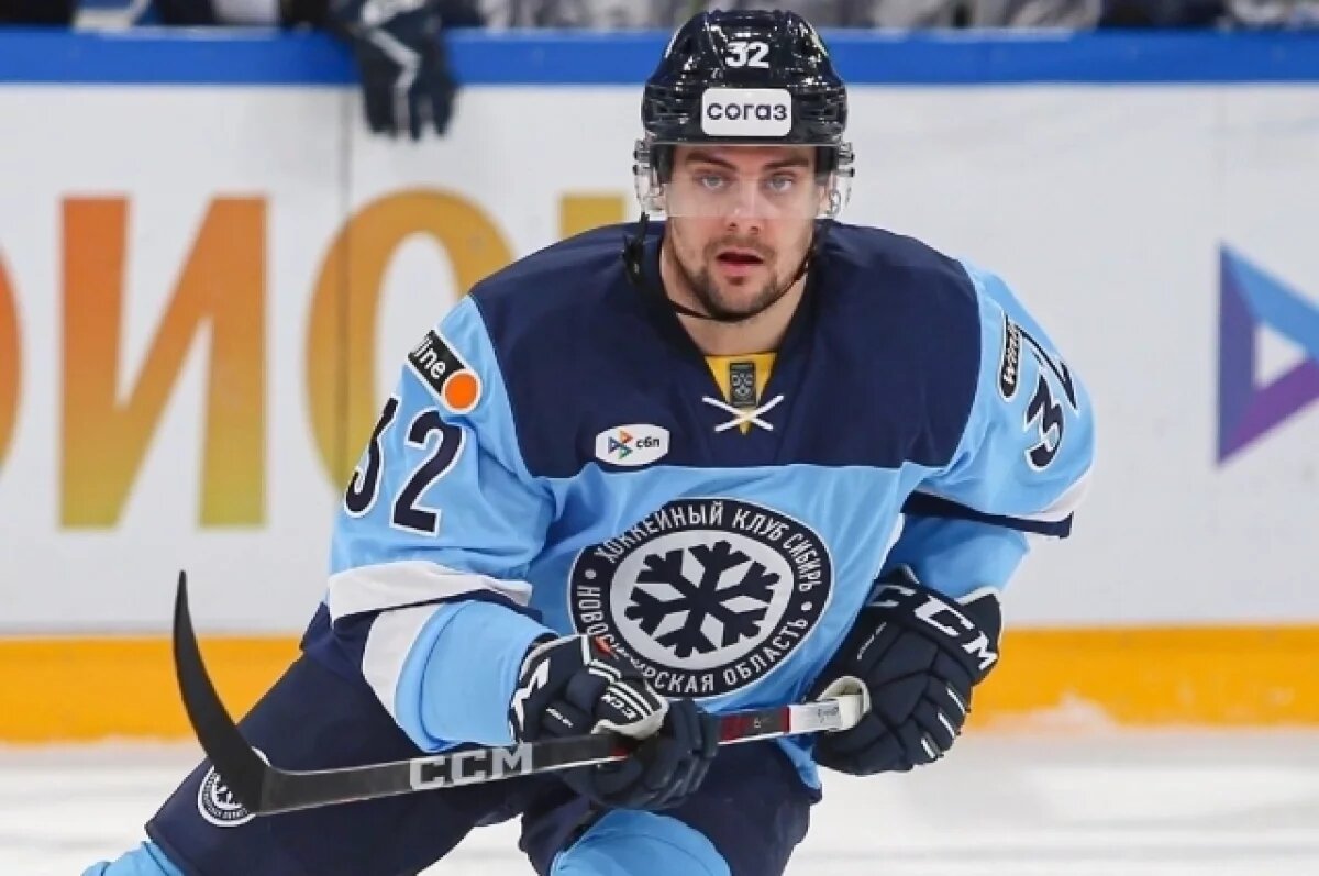    В ХК “Сибирь” рассказали о причине расставания с Антоном Берлёвым