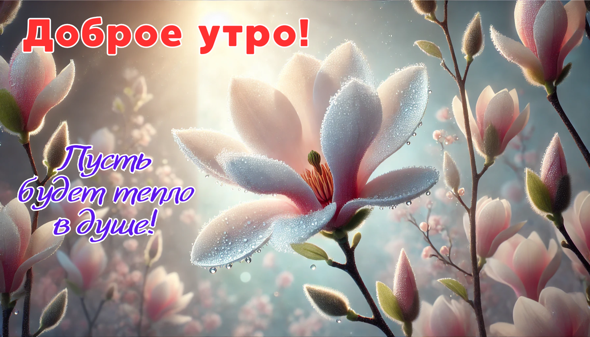 Доброе утро! Пусть будет тепло в душе!