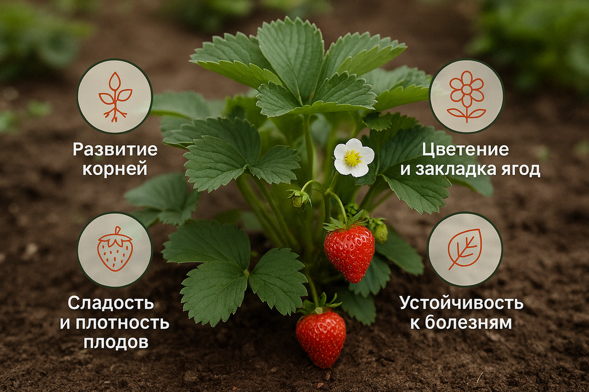 Зачем фосфор клубнике?