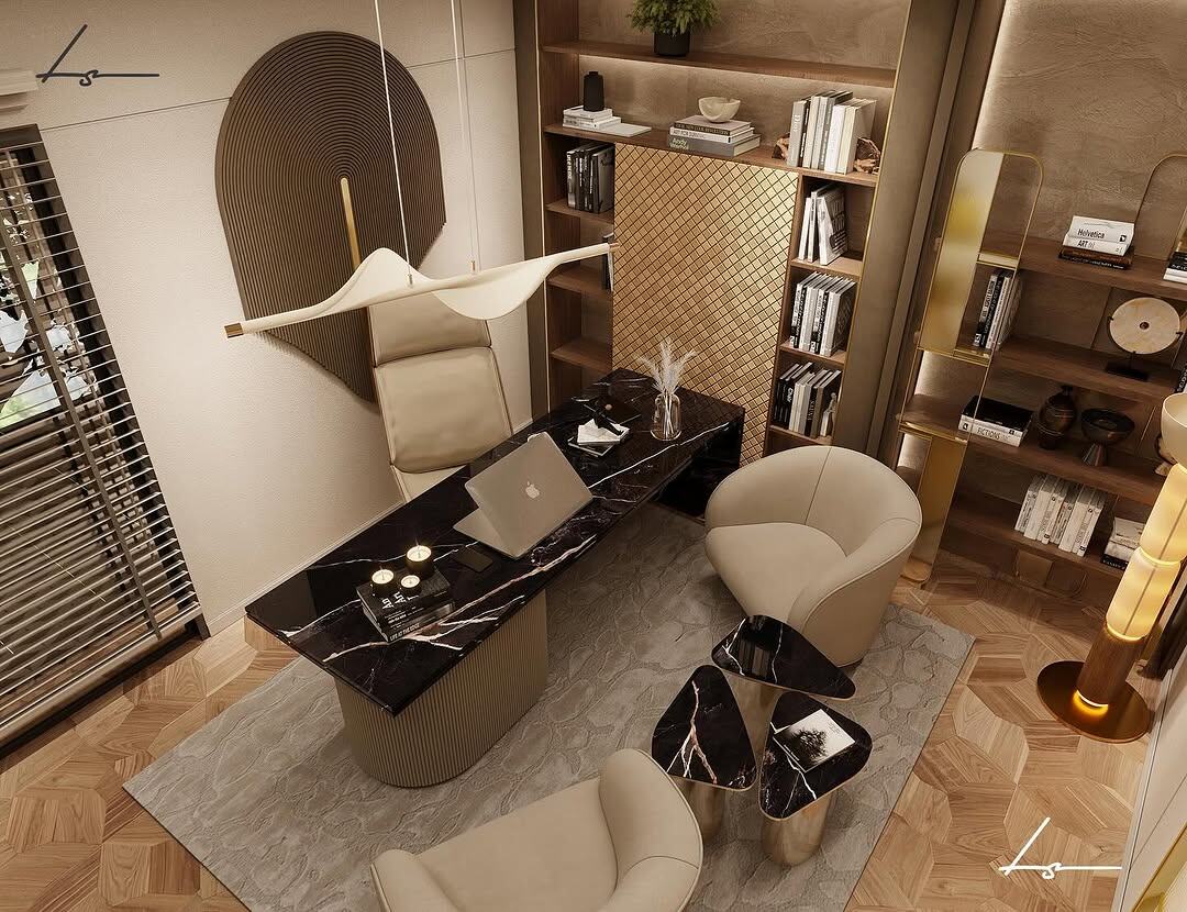 Оформляем рабочую зону в гостиной