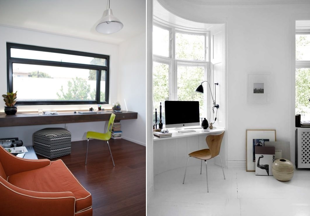 Рабочая зона около окна