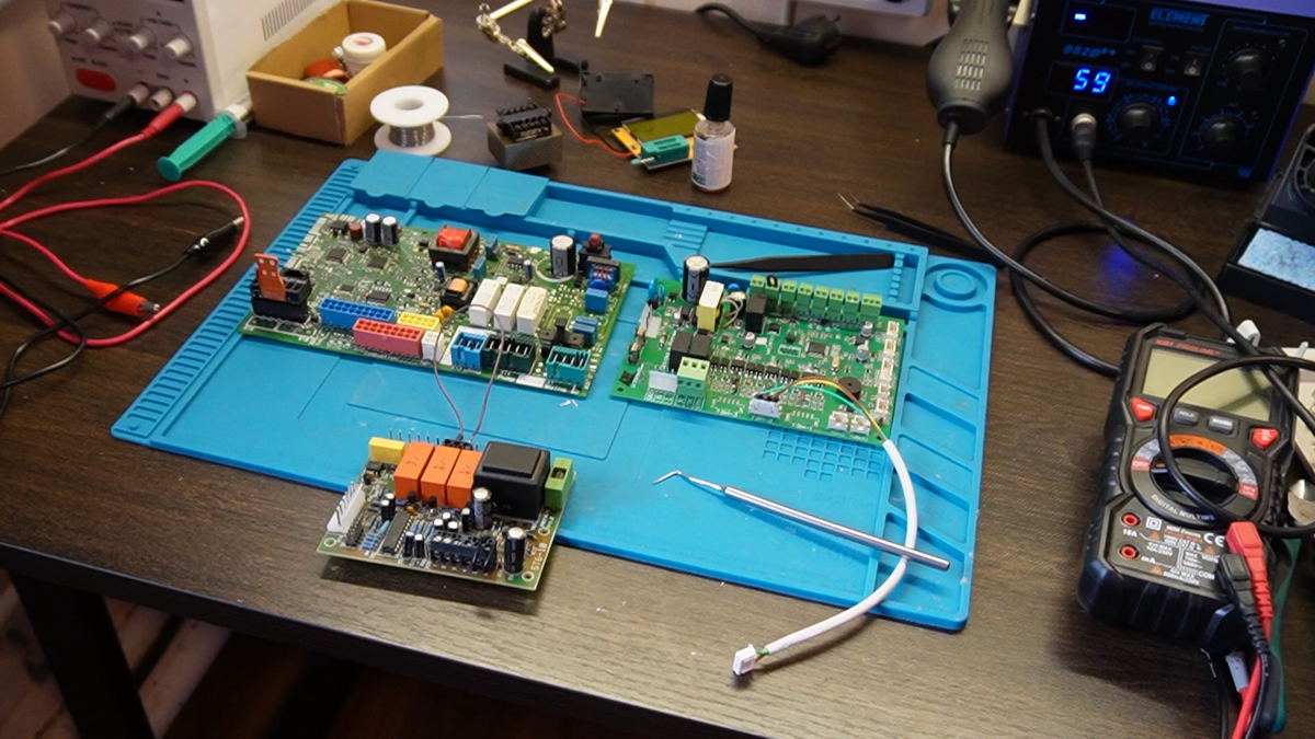 Ремонт плат котлов