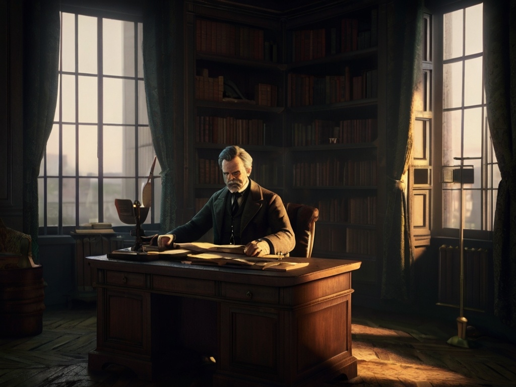 Офис находился в старом двухэтажном доме на Мясницкой