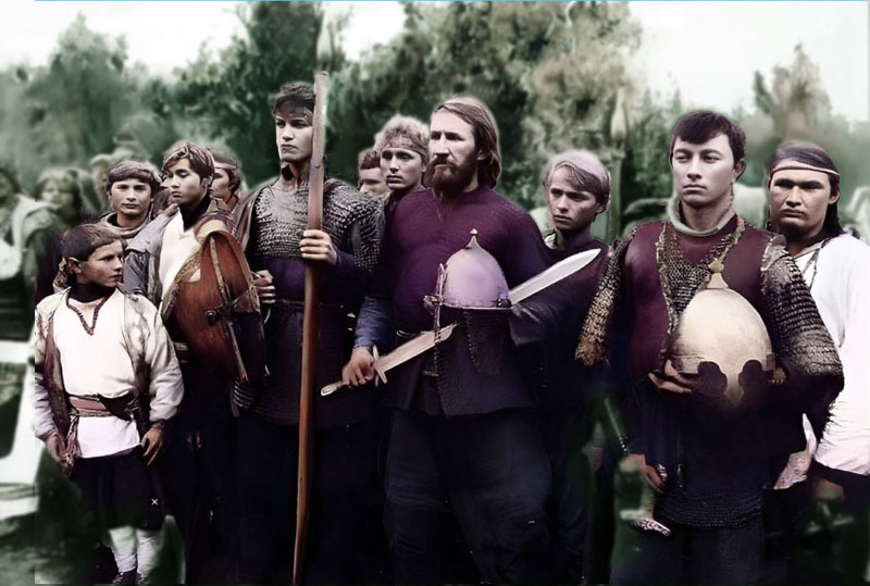 Коломенцы. В центре Велигор (А. Егоров)