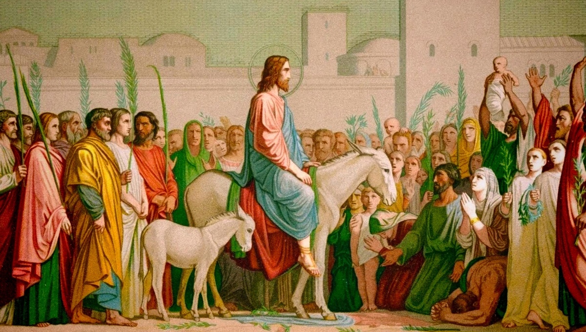 Вход Господень в Иерусалим. Художник: Джотто ди Бондоне.
