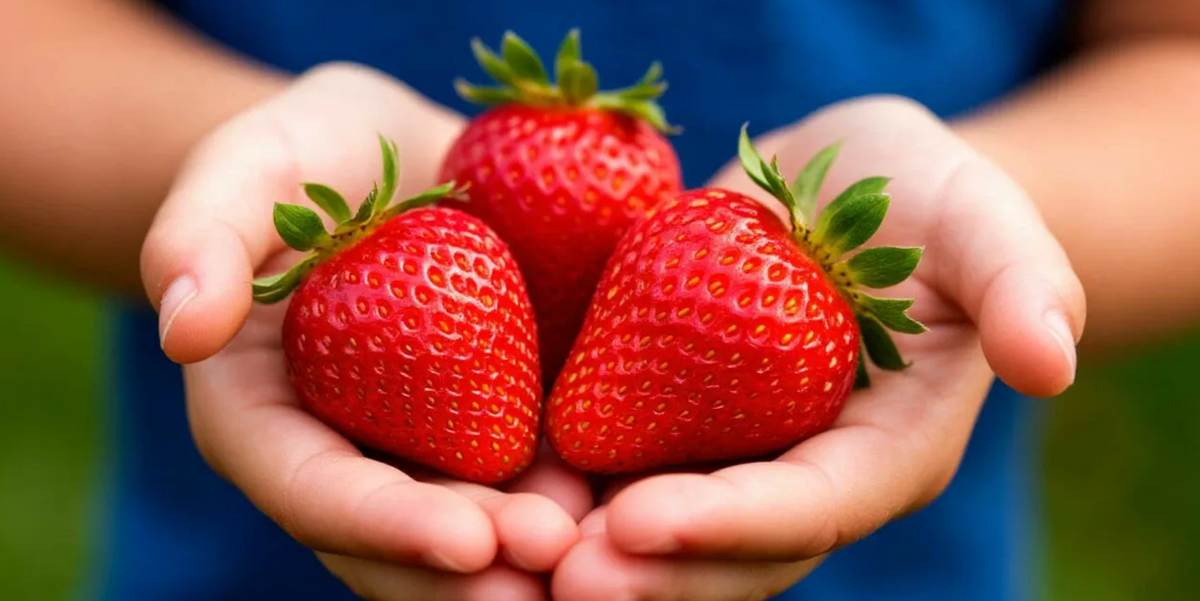 крупная клубника