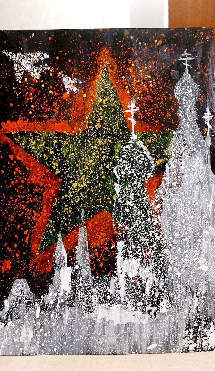 Тема рисунка: «Мы гордимся Победой!» Надеюсь, похоже, что рисовал ребёнок?