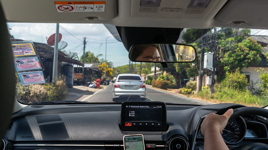 По дороге к пляжу