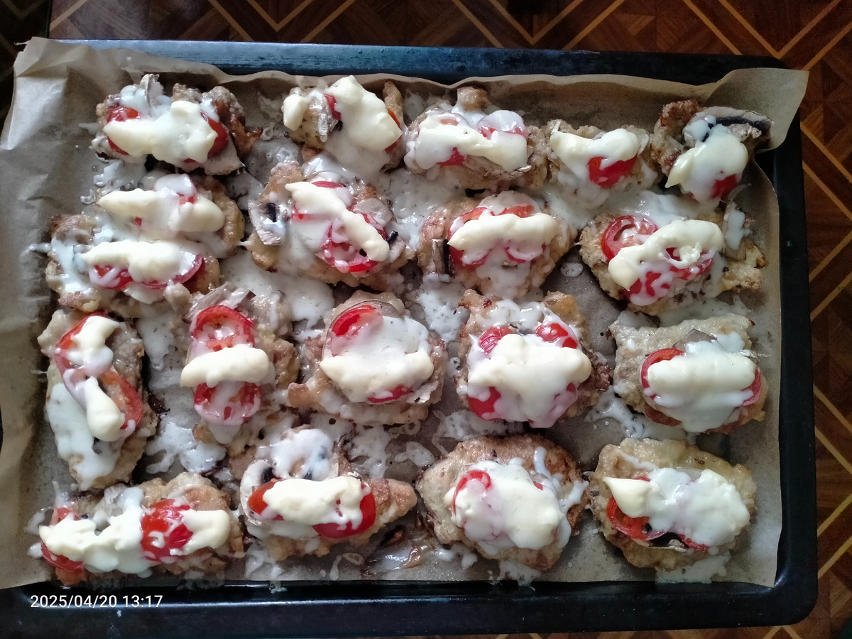 Готовые отбивные. Фотография автора 