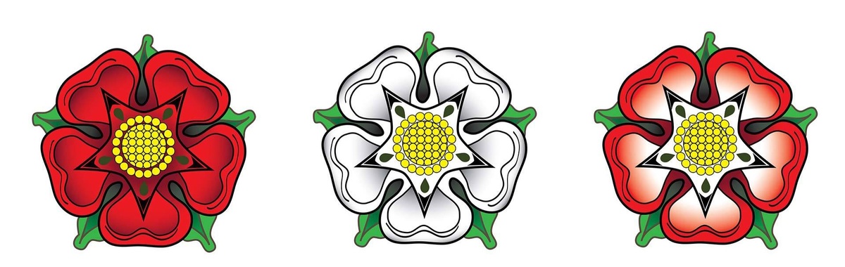 Роза Ланкастеров, роза Йорков и роза Тюдоров. Изображение из открытых источников 