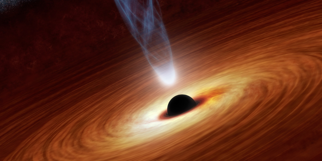 Почему чёрная дыра постоянно вращается?