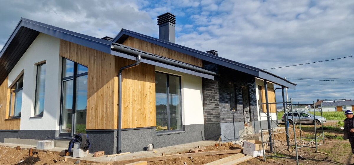 Строительство дома по готовому проекту нашей мастерской