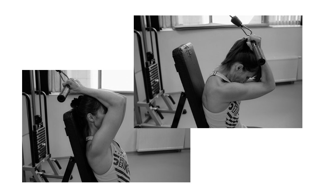 «Кранчи» с верхнего блока